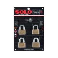 ราคา กุญแจคีย์อะไลก์ SOLO 4507SQ50 50 มม. แพ็ก 4 ตัว (287727)