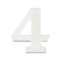 ราคา ตัวเลขอารบิค #4 PANSIAM AN-450 50 มม. สีสเตนเลส (287884)