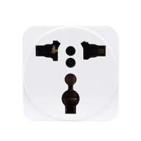 ราคา ปลั๊กแปลง 3 ขาแบน (2 ขาแบน 1 ขากลมเป็นขากราวด์) TOSHINO FS-18B สีขาว (288270)