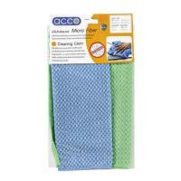 ราคา ผ้าไมโครไฟเบอร์ทำความสะอาดอเนกประสงค์ ACCO 30x30cm สีฟ้า/สีเขียว (1011276)