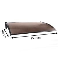 ราคา กันสาดโพลีคาร์บอเนต SUNSHIELD 100X150 ซม. สีชา (1015460)