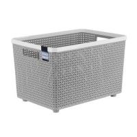 ราคา ตะกร้าผ้าเหลี่ยม DKW IN SPACE HH-1097(XL) เทา (1017743)