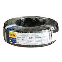 ราคา สายไฟ VCT IEC53 BCC 2 x1.5ตร.มม. 100 ม.สีดำ (1018345)