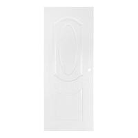 ราคา ประตูภายนอก UPVC AZLE ET-02 80X200 ซม. สีขาว เจาะลูกบิด (1019554)