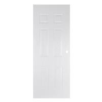 ราคา ประตูภายนอก UPVC AZLE ET-04 80X200 ซม. สีขาว เจาะลูกบิด (1019553)
