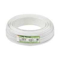 ราคา สายไฟ VAF-G YAZAKI 2x1.5/1.5 ตร.มม. 100 ม.สีขาว (1019705)