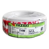 ราคา สายไฟ THW IEC01 YAZAKI 1x1.5 ตร.มม. 100 ม. สีขาว (1020078)