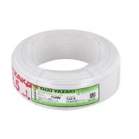 ราคา สายไฟ THW IEC01 YAZAKI 1x2.5ตร.มม. 100 ม. สีขาว (1020088)