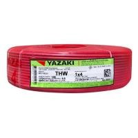 ราคา สายไฟ THW IEC01 YAZAKI 1x4 ตร.มม. 100 ม. สีแดง (1020105)
