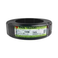 ราคา สายไฟ THW IEC01 YAZAKI 1x25ตร.มม. 100 ม. สีดำ (1020111)