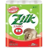 ราคา กระดาษชำระ ZILK JUMBO แพ็ค24 (1023074)