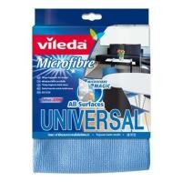 ราคา ผ้าไมโครไฟเบอร์ทำความสะอาดคราบมัน VILEDA 18x26cm สีฟ้า (1025792)