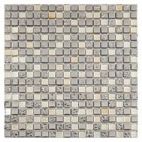 ราคา โมเสคแก้ว 30X30X0.60 ซม. เมทัล มิกซ์ เบจ (1036486)