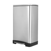 ราคา ถังขยะเหยียบ ACCO SOFT CLOSED EK1437MT ขนาด 30L สีเงิน (1043119)