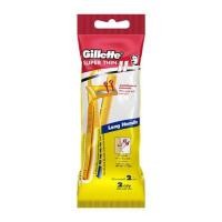 ราคา มีดโกน ด้ามยาว GILLETTE SUPER THIN 2 ด้าม (1044046)