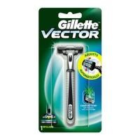 ราคา ใบมีด ด้ามยาว GILLETTE VECTOR PLUS 1 ด้าม (1044112)