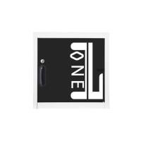 ราคา ตู้เหล็กบานเปิดทึบ KIOSK UNC-1/N#1 สีขาว/ดำ (1049075)