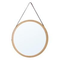 ราคา กระจกเงากรอบไม้กลมสายหนัง MOYA TK-ML-A01 60x60 ซม. (1056513)
