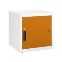 ราคา ตู้เหล็ก บานเปิดทึบ KIOSK UNI-1 OR สีขาว/ส้ม (1056568)