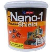 ราคา สีน้ำทาภายนอก BEGER NANO1 SHIELD BASE B กึ่งเงา 3.5 ลิตร (1057770)