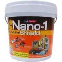 ราคา สีน้ำทาภายนอก BEGER NANO1 SHIELD BASE D กึ่งเงา 9 ลิตร (1057943)