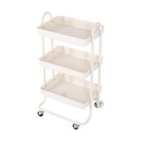 ราคา ชั้นวางของ 3 ชั้น มีล้อ STACKO ST25346 46x39.5x87 ซม. สีครีม (1061142)