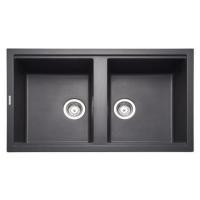 ราคา ซิงค์ฝัง 2หลุม METRIX KIN20BL สีดำ (1064340)