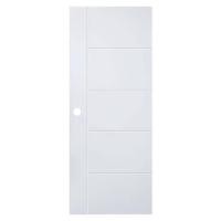 ราคา ประตูภายนอก UPVC AZLE MD-6 80X200 ซม. สีขาว เจาะลูกบิด (1066759)