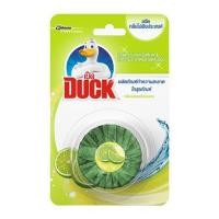 เป็ด ก้อนขจัดกลิ่นสุขภัณฑ์ กรีนเลม่อน 38 กรัม (Duck in Tank Toilet Cleaner Green Lemon 38g)