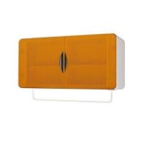 ราคา ตู้เหล็กบานเปิดทึบ KIOSK PW-02 OG สีขาว/ส้ม (1075367)