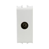 ราคา เต้ารับโทรทัศน์ 75 โอห์ม HACO M3-T111 สีขาว (1075575)