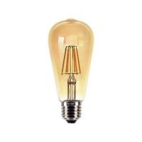 ราคา หลอด LED HI-TEK FILAMENT ST64 4 วัตต์ WARMWHITE E27 สีเหลือง (1075585)