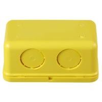 ราคา กล่องพักสายเหลี่ยม PVC SCG 2x4 นิ้ว สีเหลือง (1076478)