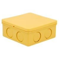 ราคา กล่องพักสายเหลี่ยม SCG 4x4 นิ้ว สีเหลือง (1076571)