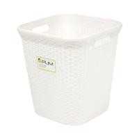 ราคา ตะกร้าผ้าเหลี่ยมสูง 5989 ขาว PLIM (1077264)