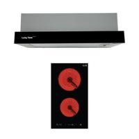 LUCKY FLAME เตาฝัง+เครื่องดูดควัน รุ่น TR-60G + BH-30IF