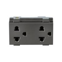 ราคา เต้ารับคู่ 3 ขา มีม่านนิรภัย HACO TJ W8416V2-MSB (1081978)