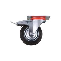 ราคา ลูกล้อยาง FITT 038100 แป้นหมุน มีเบรก 4 นิ้ว สีดำ (1085180)