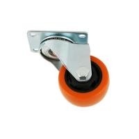 ราคา ลูกล้อโพลียูรีเทน FITT 747075 แป้นหมุน ไม่มีเบรก 3 นิ้ว สีส้ม (1086965)