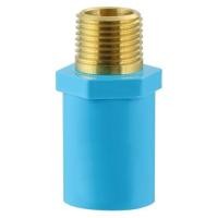 ราคา ข้อต่อตรงเกลียวนอกทองเหลือง-หนา SCG 1/2 นิ้ว สีฟ้า (1087476)