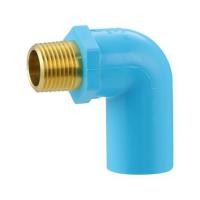 ราคา ข้องอ 90 PVC/BRASS เกลียวนอก SCG 1/2 นิ้ว สีฟ้า (1087584)