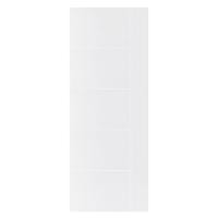 ราคา ประตูภายนอก UPVC AZLE MD6 80X200 ซม. สีขาว ไม่เจาะลูกบิด (1087918)