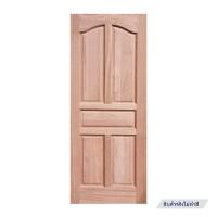 ราคา ประตูไม้สยาแดง N999 5 ฟักปีกนก 80X200 ซม. สีธรรมชาติ (1088987)