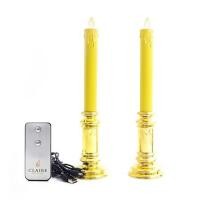 ราคา เชิงเทียน LED CLAIRE DUO POWER 30 ซม. สีเหลืองทอง (1090622)