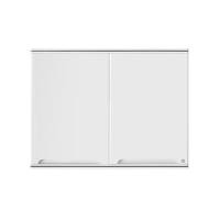 King ตู้แขวนคู่ ขนาด 90x34x67.8 ซม. รุ่น CURVE CU-PK-2C-WT