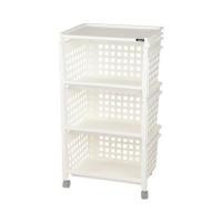 ราคา ชั้นวางของ 3 ชั้น มีล้อ DKW 42.8x33.5x79.3 ซม. สีขาว (1093323)