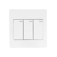 ราคา ชุดสวิตช์ 1 ทาง 3 ช่อง HACO M3N-S31 สีขาว (1095671)