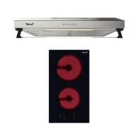 TECNOPLUS เตาฝัง+เครื่องดูดควัน รุ่น VT302DGb+HD6048MN