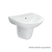 ราคา อ่างล้างหน้าพร้อมขาตั้งครึ่ง HAFELE 495.60.966 สีขาว (1097333)