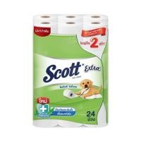 ราคา กระดาษชำระ SCOTT EXTRA DOUBLE ROLL แพ็ค24 (1098160)